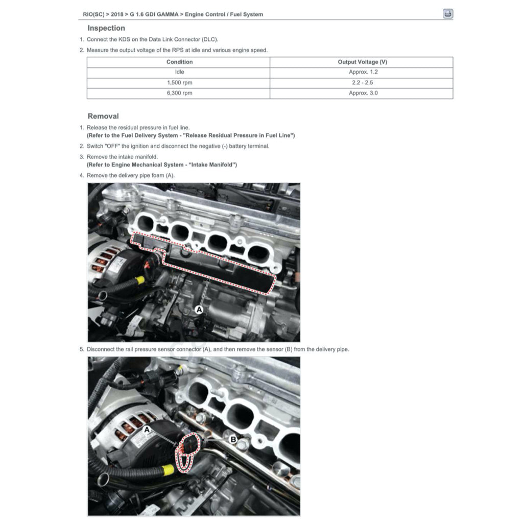 KIA RIO SC/YB (2018-2023) SERVICE WORKSHOP MANUAL