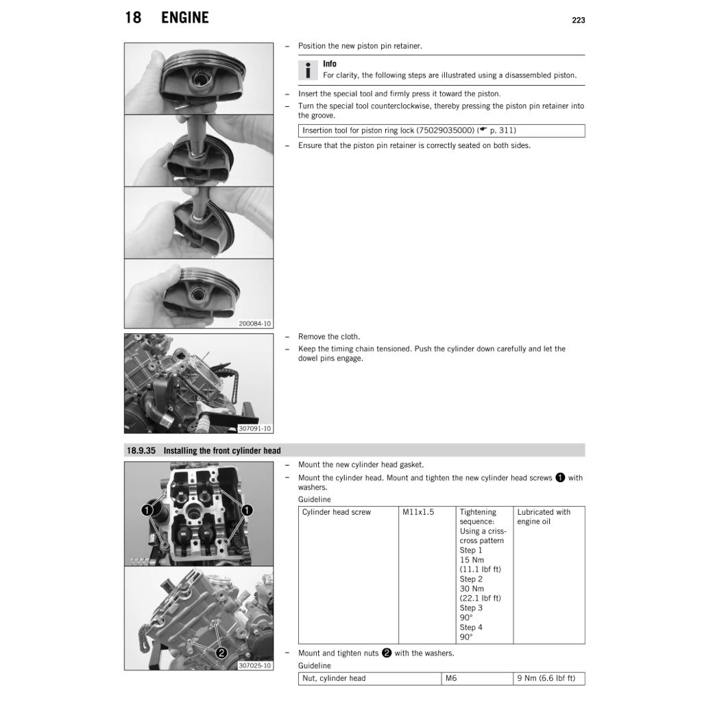 KTM 1190 ADVENTURE (2014-2015) SERVICE WORKSHOP MANUAL + PARTS CATALOGUE + OWNER'S MANUAL