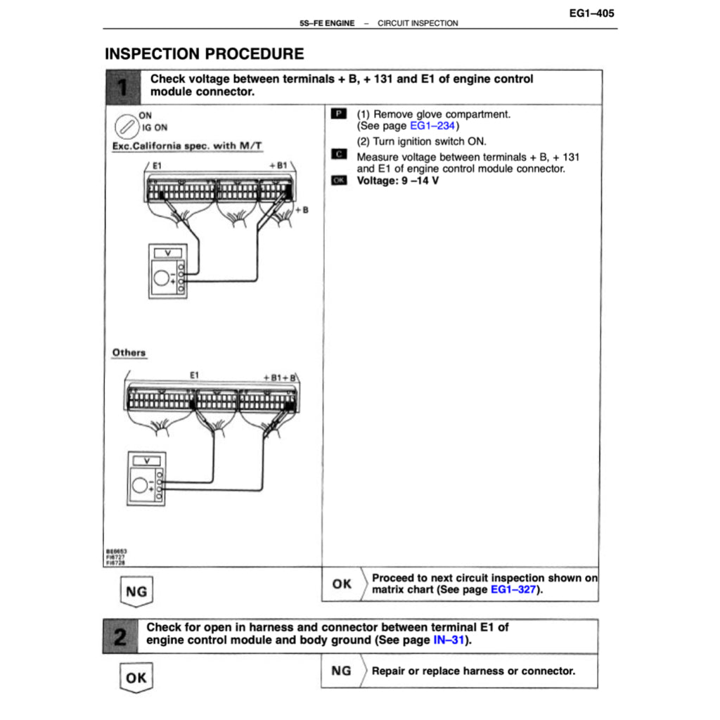 TOYOTA ENGINE 5S-FE SERVICE REPAIR WORKSHOP MANUAL