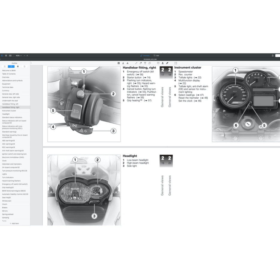 BMW R1200 GS / R1200GS K25 (2005-2013) SERVICE WORKSHOP MANUAL + PARTS CATALOGUE + OWNER'S MANUAL
