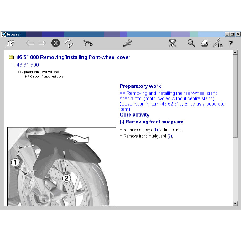 BMW S1000RR K46 MK3 (2012-2014) SERVICE WORKSHOP MANUAL + OWNER'S MANUAL