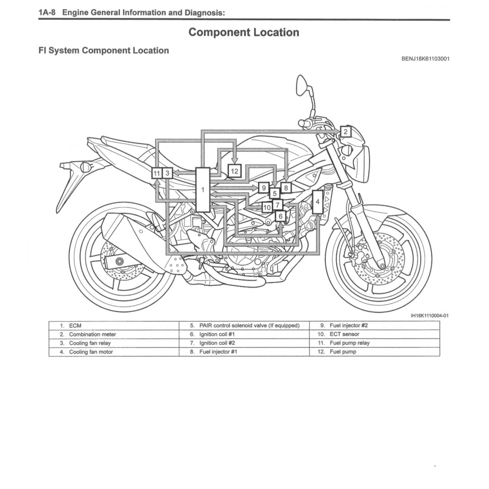 SUZUKI SV650 SV650/A/XA "L7-L9" (2017-2023) SERVICE WORKSHOP MANUAL + PARTS CATALOGUE + OWNER'S MANUAL