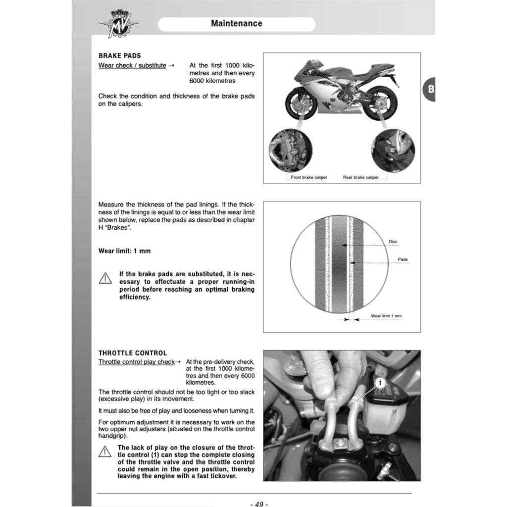 MV AGUSTA F4 1000 S/FT/R/RR (2007-2018) SERVICE WORKSHOP MANUAL + PARTS CATALOGUE + OWNER'S MANUAL