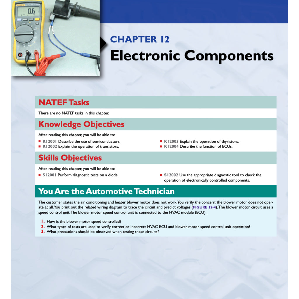 ADVANCED AUTOMOTIVE ELECTRICITY & ELECTRONICS - CDX Learning Centre (2018)