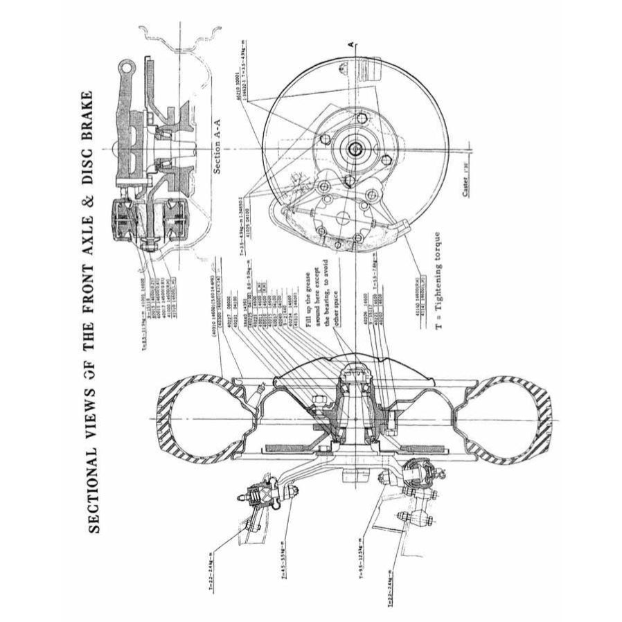 DATSUN ROADSTER FAIRLADY SP310/311 (1965-1970) SERVICE WORKSHOP MANUAL