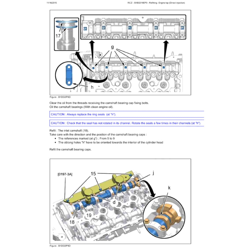 PEUGEOT RCZ (2009-2015) SERVICE WORKSHOP MANUAL