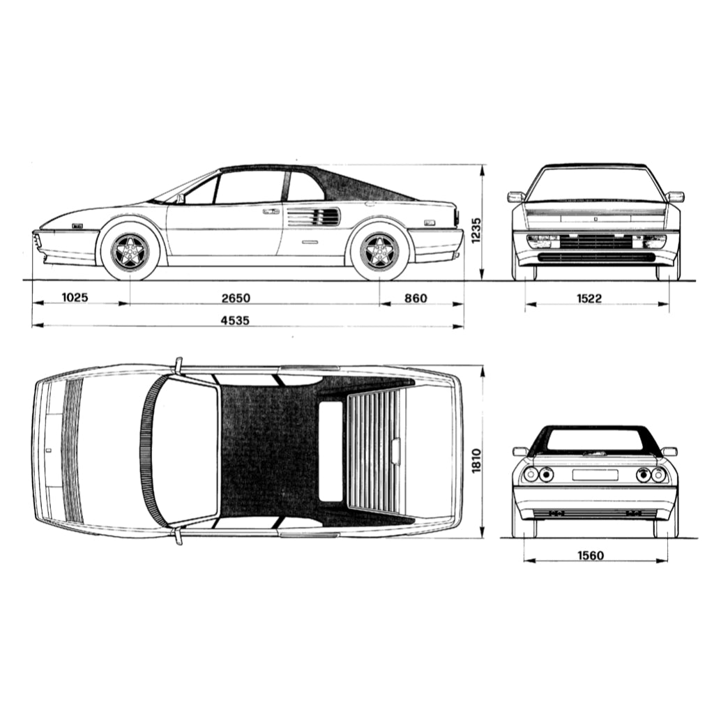 FERRARI MONDIAL T F108 (1989-1993) SERVICE Workshop Manual + PARTS CATALOGUE