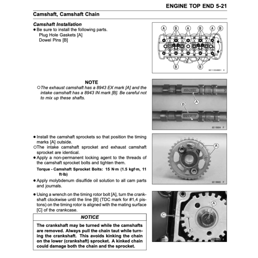 KAWASAKI Z1000 (2017-2022) SERVICE WORKSHOP MANUAL + PARTS CATALOGUE + OWNER'S MANUAL