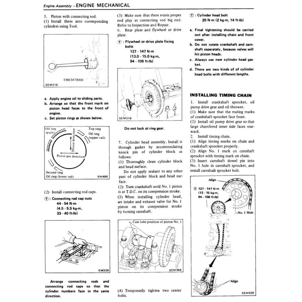 DATSUN FAIRLADY 280ZX S130 (1978-1983) SERVICE WORKSHOP MANUAL