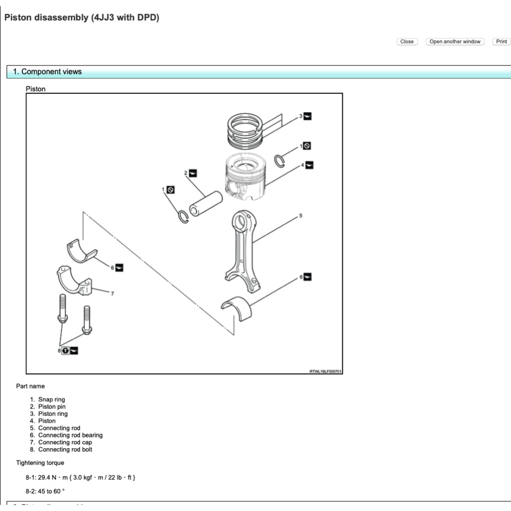 ISUZU D-MAX / MU-X UCR/UCS (2021+) SERVICE WORKSHOP MANUAL
