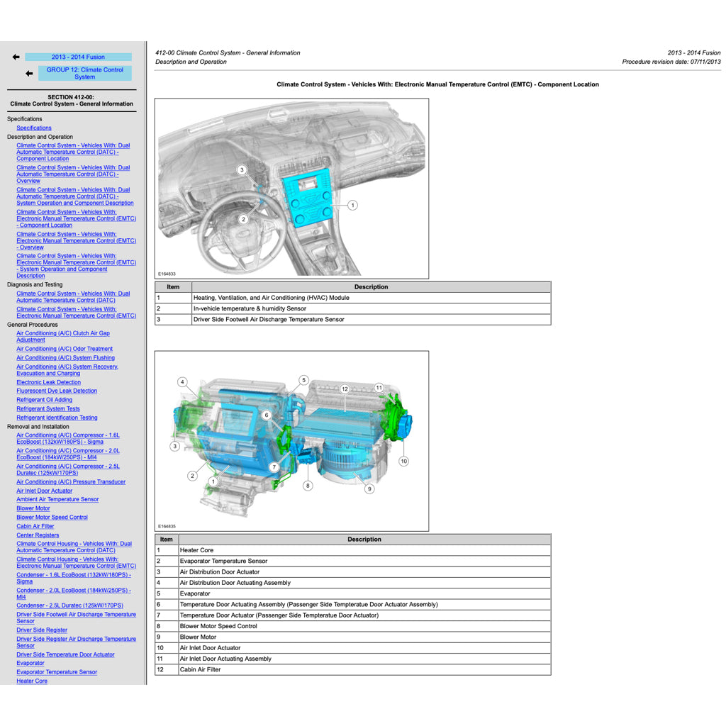 FORD MONDEO MK5 (2014-2021) SERVICE WORKSHOP MANUAL