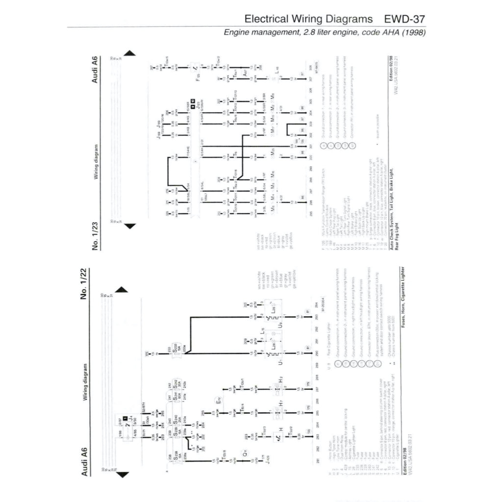 AUDI A6 C5/4B (1997-2004) SERVICE WORKSHOP MANUAL