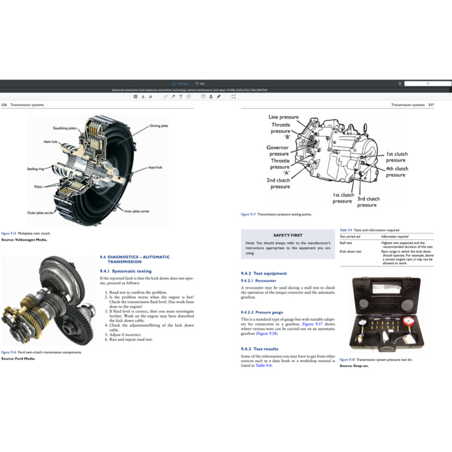 ADVANCED AUTOMOTIVE FAULT DIAGNOSIS (2020) - TOM DENTON