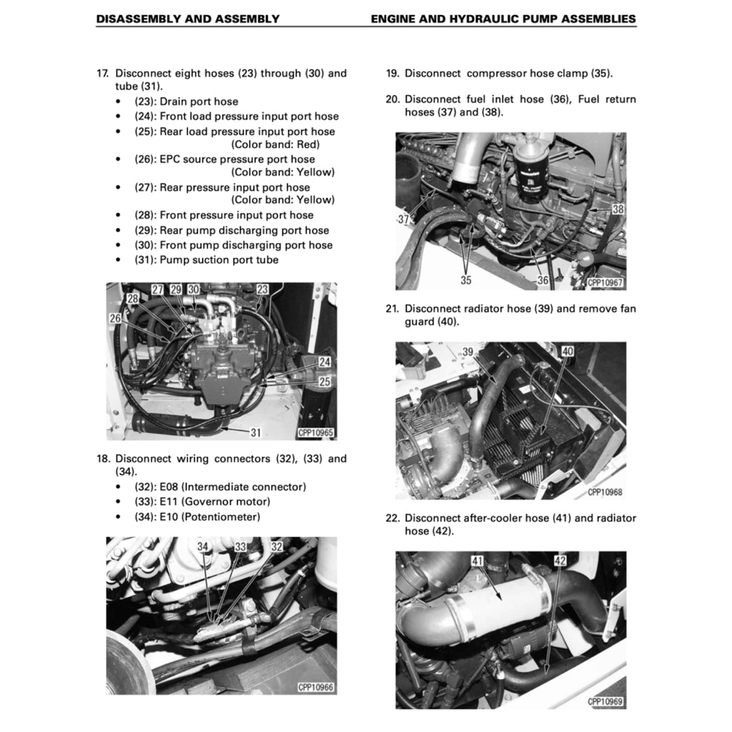 KOMATSU PC300LC-6-7-8 / PC350LC-6-7-8 EXCAVATOR SERVICE WORKSHOP MANUAL