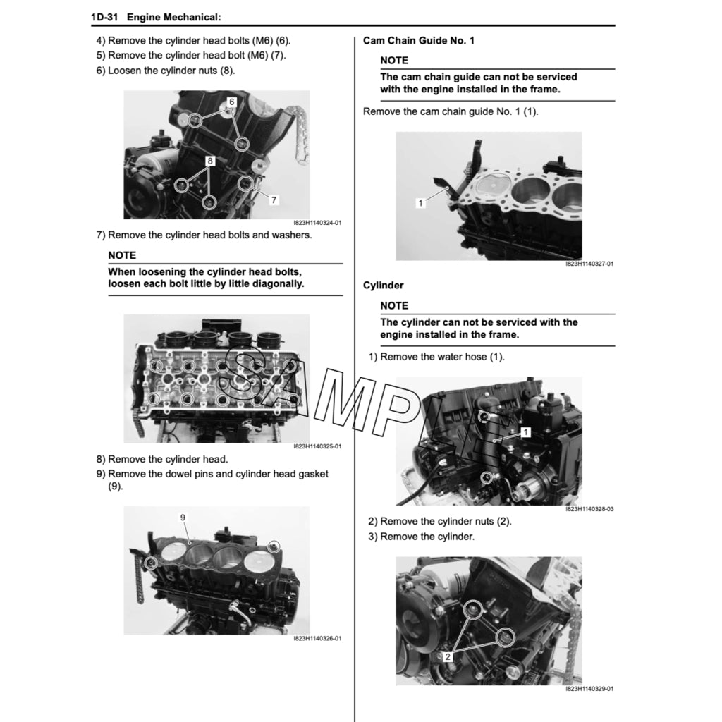 SUZUKI GSX1300BK/A B-KING (2008+) SERVICE WORKSHOP MANUAL + OWNER MANUAL