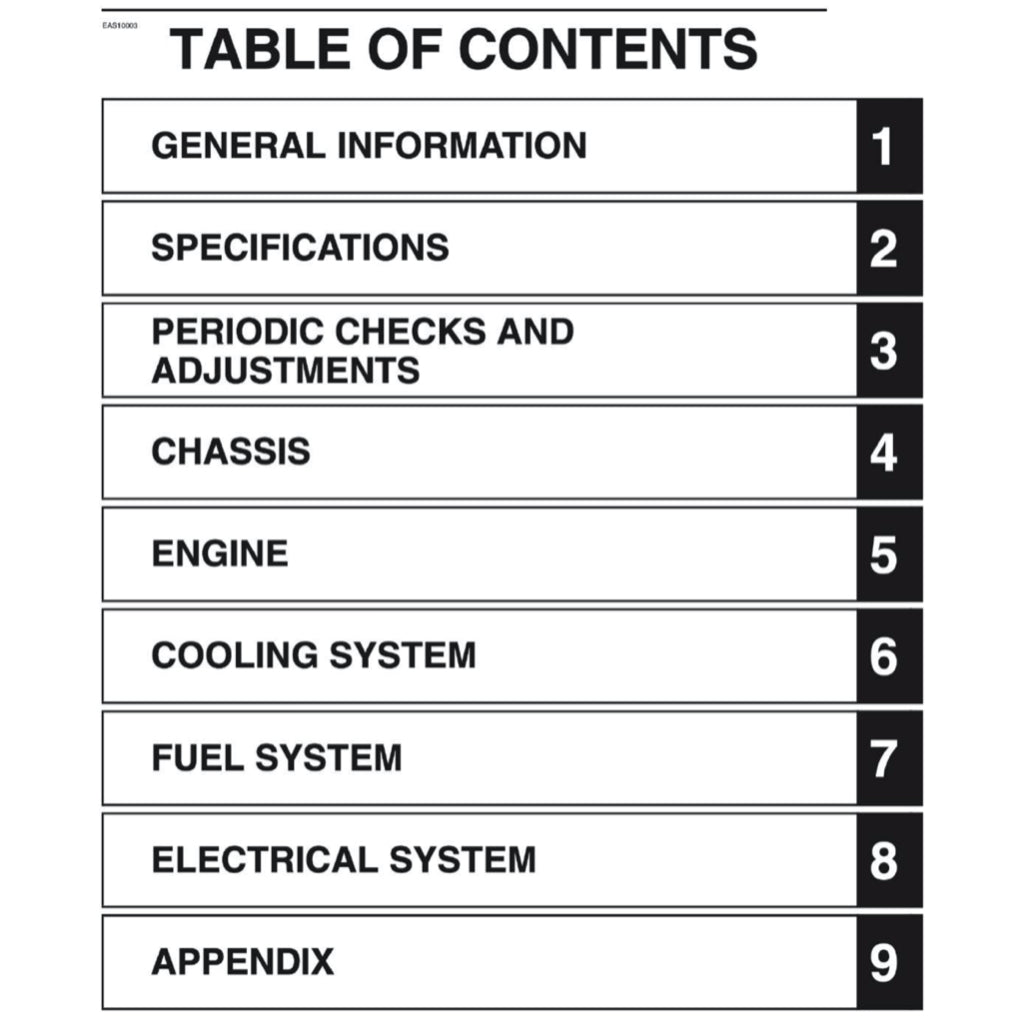 YAMAHA R3 YZF-R3 (2019-2022) SERVICE WORKSHOP MANUAL + OWNER'S MANUAL
