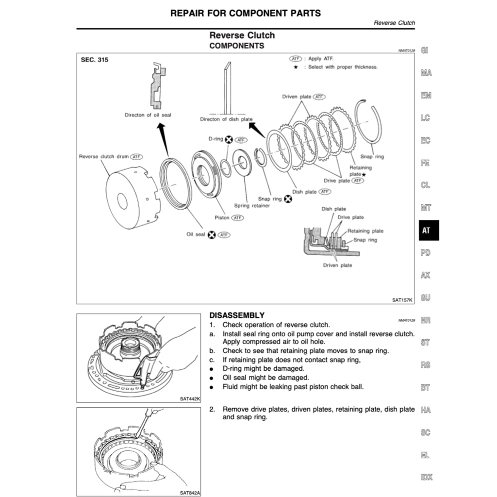 NISSAN SILVIA S12 / S13 / S14 / S15 180SX / 200SX (1983-2002) SERVICE WORKSHOP MANUAL