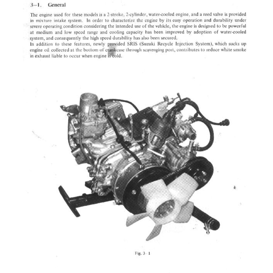 SUZUKI LJ20 JIMNY (1972-1981) SERVICE WORKSHOP MANUAL + PARTS CATALOGUE