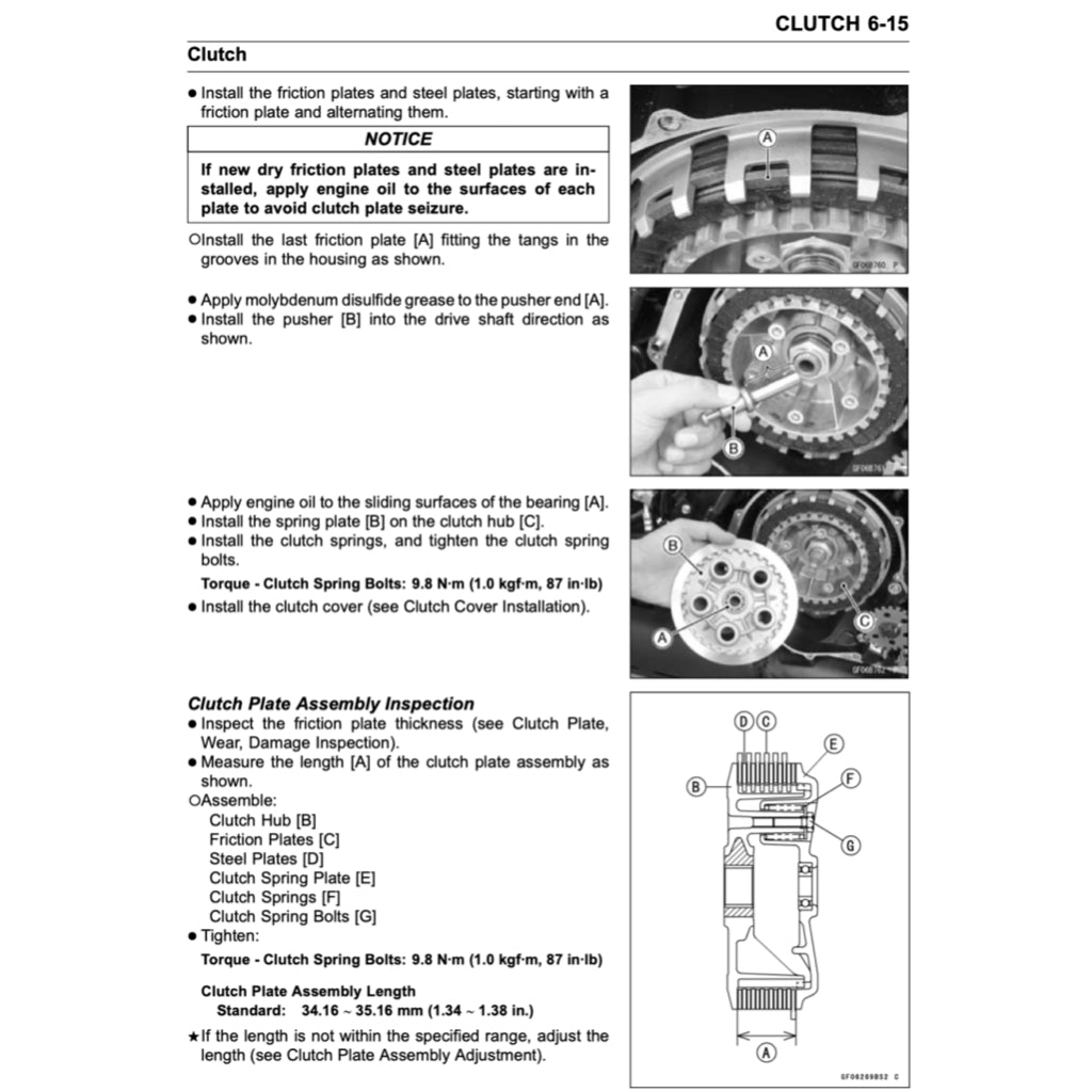 KAWASAKI VULCAN S650 (2015+) SERVICE WORKSHOP MANUAL + PARTS CATALOGUE + OWNER'S MANUAL