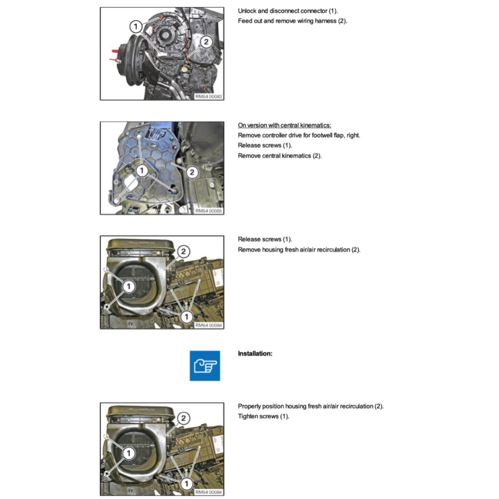 MINI COOPER S F56 (2013+) SERVICE WORKSHOP MANUAL