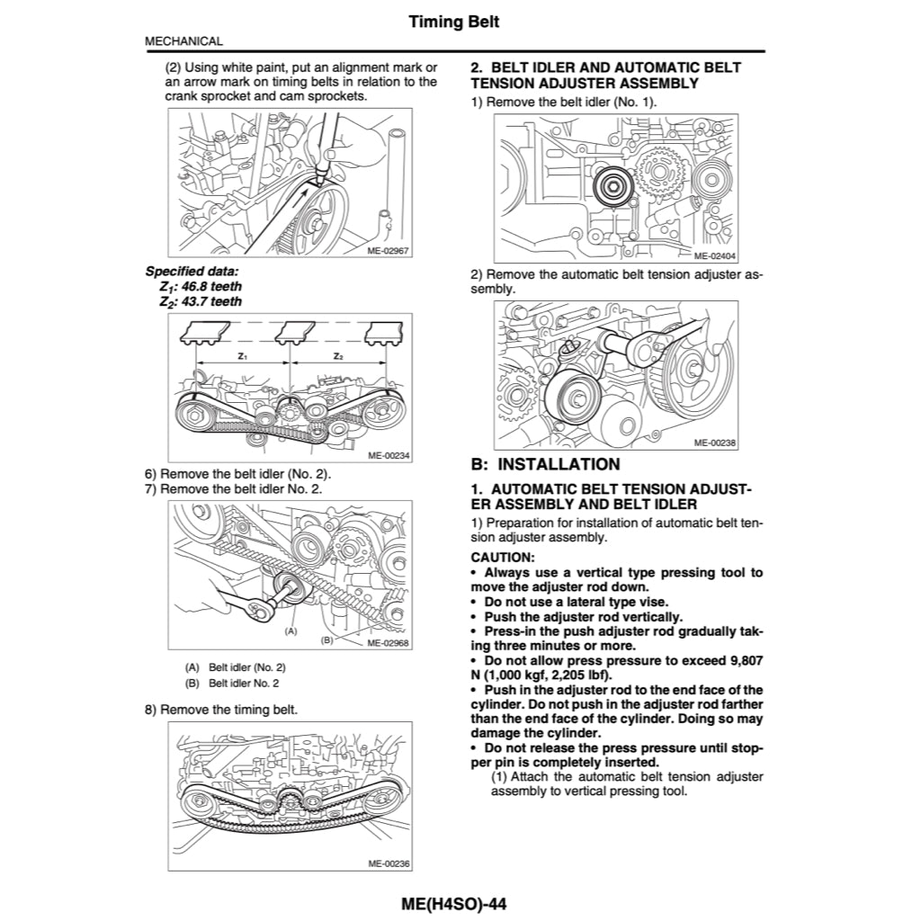 SUBARU IMPREZA WRX STI (2006-2007) SERVICE WORKSHOP MANUAL