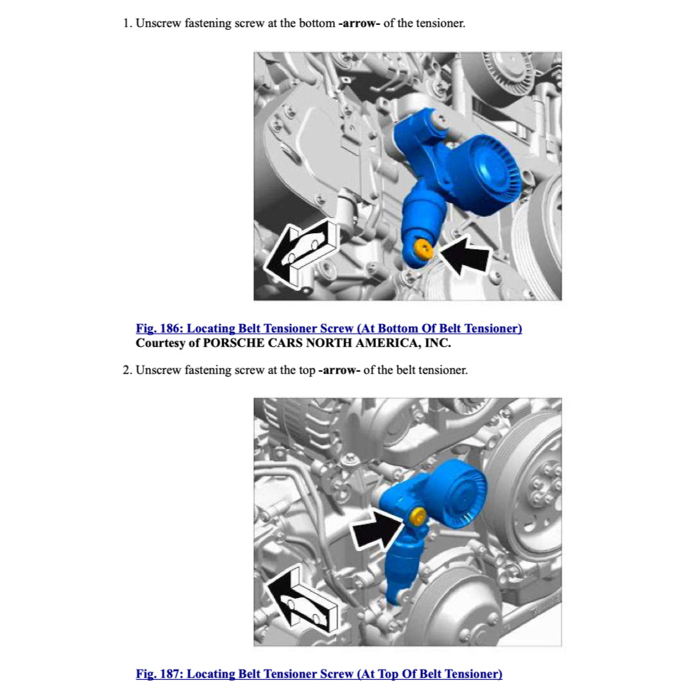 PORSCHE CAYMAN / BOXSTER 987.1 & 987.2 (2004-2012) SERVICE WORKSHOP MANUAL + PARTS CATALOGUE