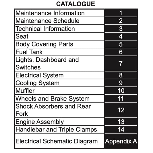 CFMOTO 800NK (2023+) SERVICE WORKSHOP MANUAL + PARTS CATALOGUE + OWNER MANUAL
