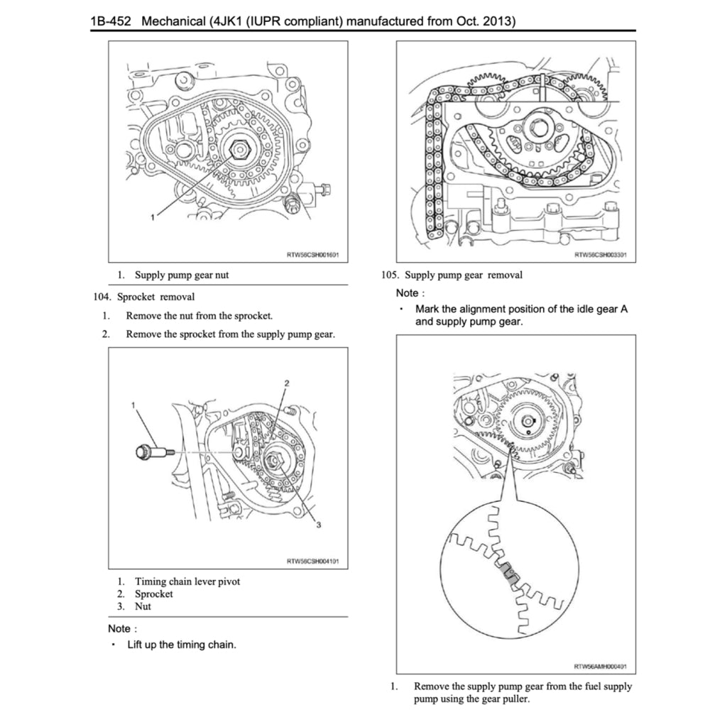 ISUZU D-MAX TFR / TFS (2012-2020) SERVICE WORKSHOP MANUAL