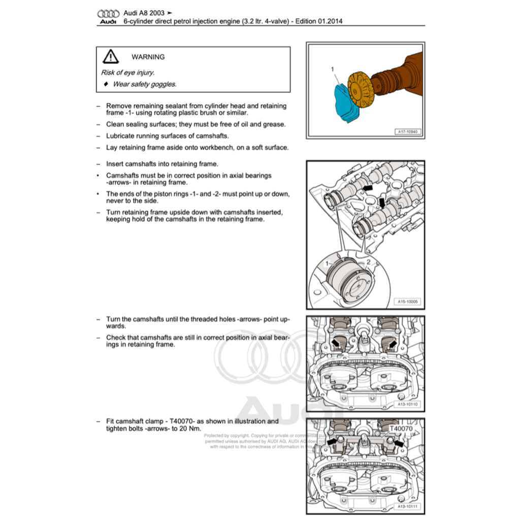 Audi A8 D3/4E (2002-2010) SERVICE WORKSHOP MANUAL