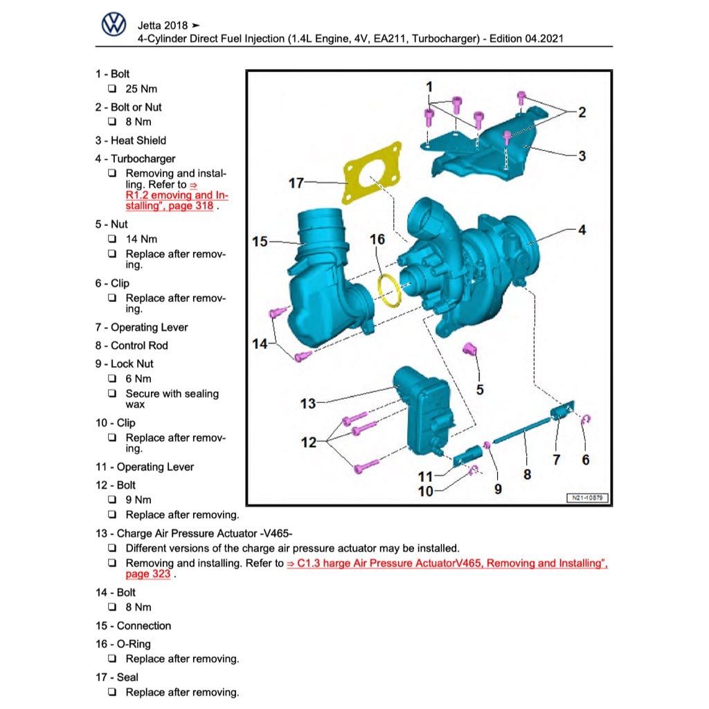 VW JETTA A7 (2018-2023) SERVICE WORKSHOP MANUAL
