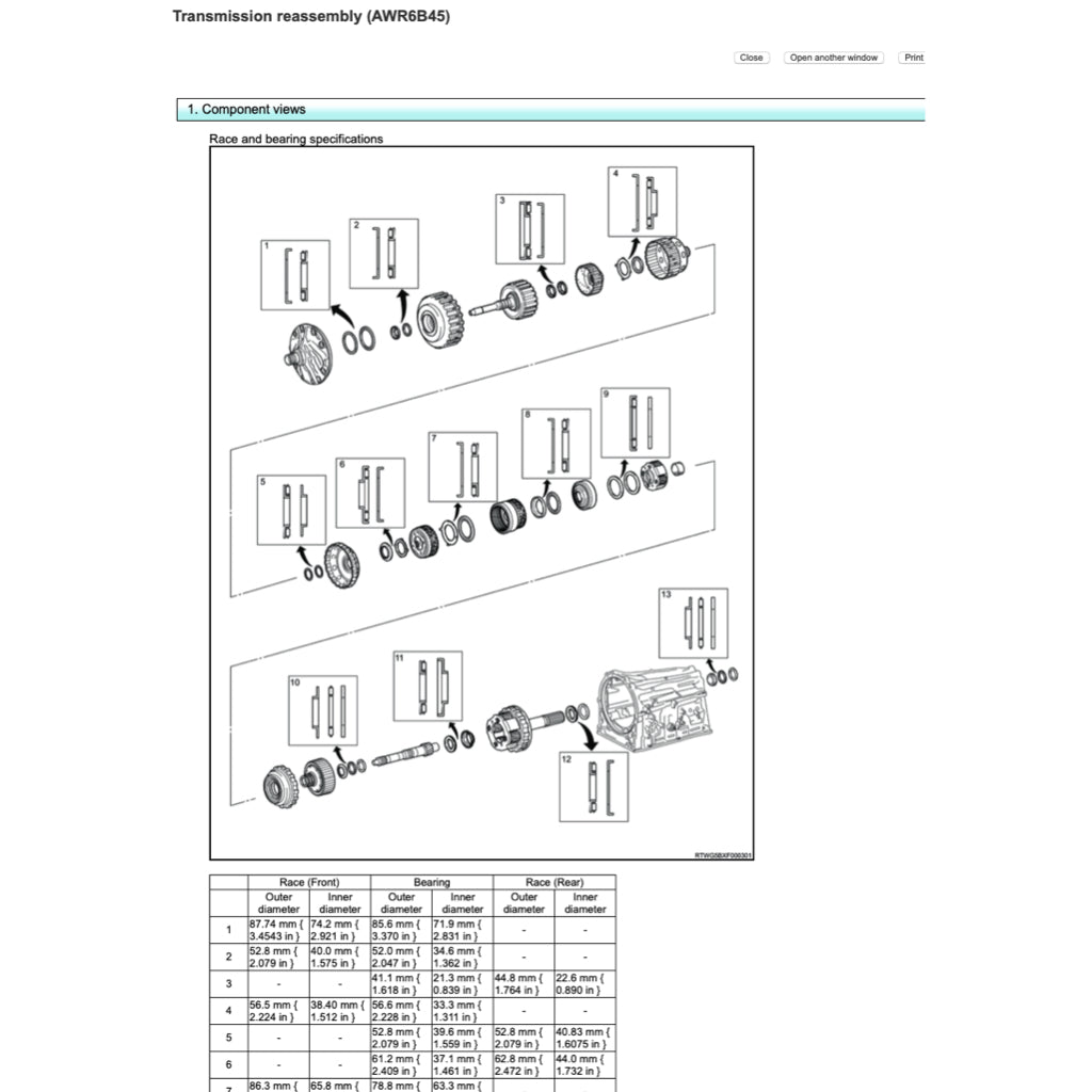 ISUZU D-MAX / MU-X UCR/UCS (2021+) SERVICE WORKSHOP MANUAL
