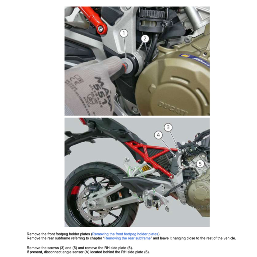 DUCATI MULTISTRADA V4/S (2022+) SERVICE WORKSHOP MANUAL + PARTS CATALOGUE + OWNER'S MANUAL