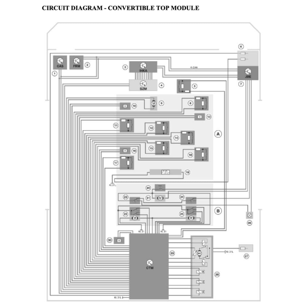 BMW Z4 E89 (2009-2016) CONVERTIBLE TOP SERVICE REPAIR MANUAL
