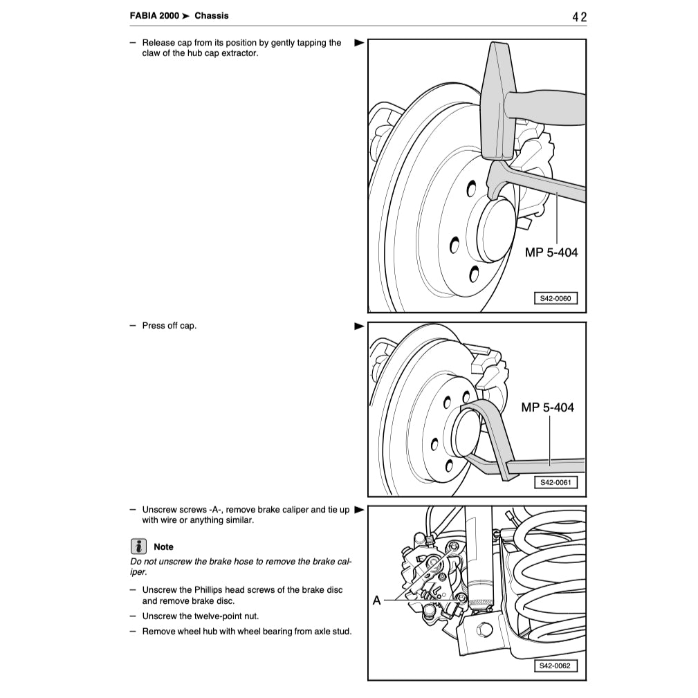 SKODA FABIA 6Y (1999-2007) SERVICE WORKSHOP MANUAL