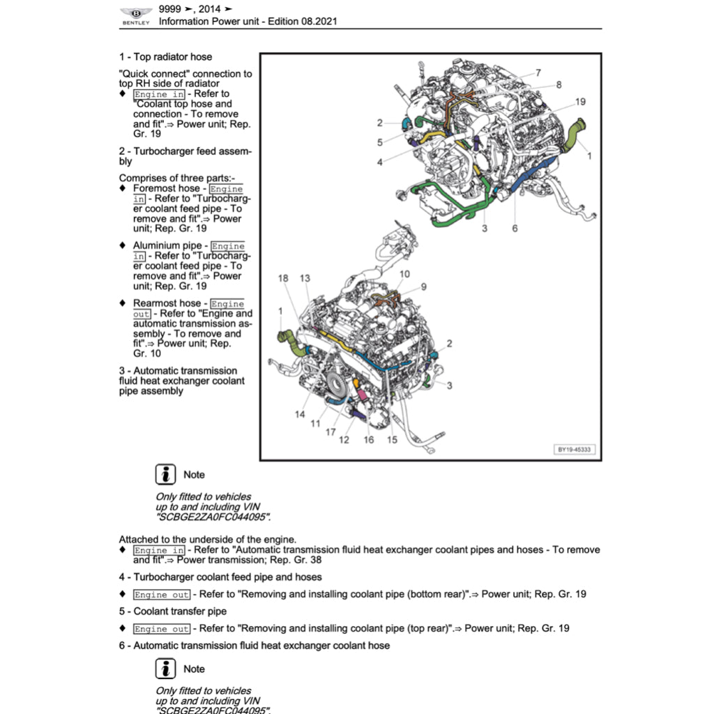 BENTLEY CONTINENTAL GTC V8 (2012-2018) SERVICE WORKSHOP MANUAL