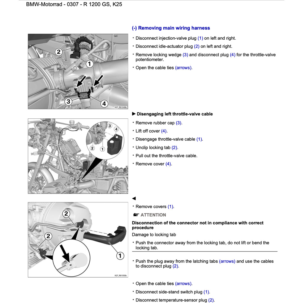BMW MOTORRAD RSD (09-2017 UPDATE) ELECTRONIC SERVICE WORKSHOP MANUAL - WORKSHOP SPECIAL