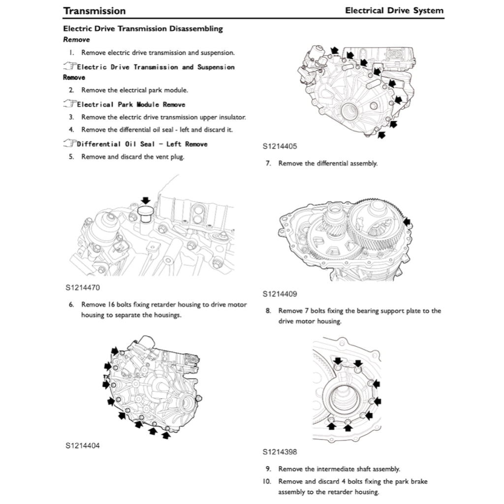 MG ZS EV (2022+) SERVICE WORKSHOP MANUAL
