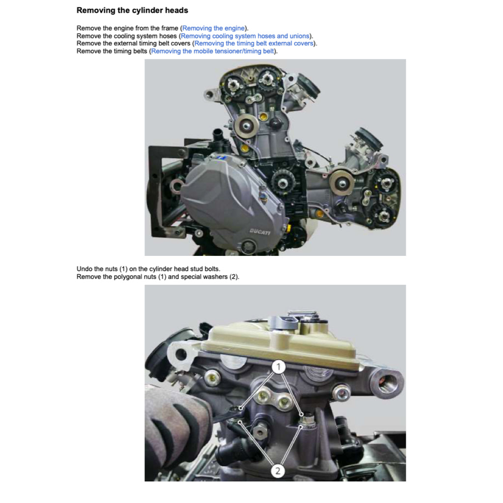 DUCATI MONSTER 937+ (2021+) SERVICE WORKSHOP MANUAL + PARTS CATALOGUE + OWNER'S MANUAL