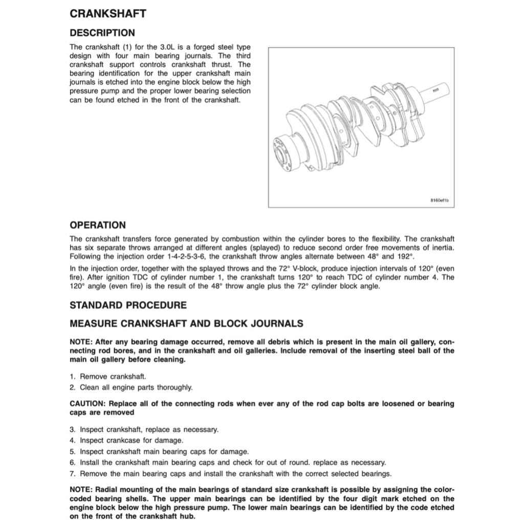 MERCEDES BENZ ENGINE OM642 3.0L V6 SERVICE REPAIR MANUAL