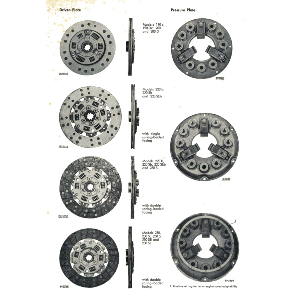 MERCEDES-BENZ W111 (1959-1971) SERVICE WORKSHOP MANUAL