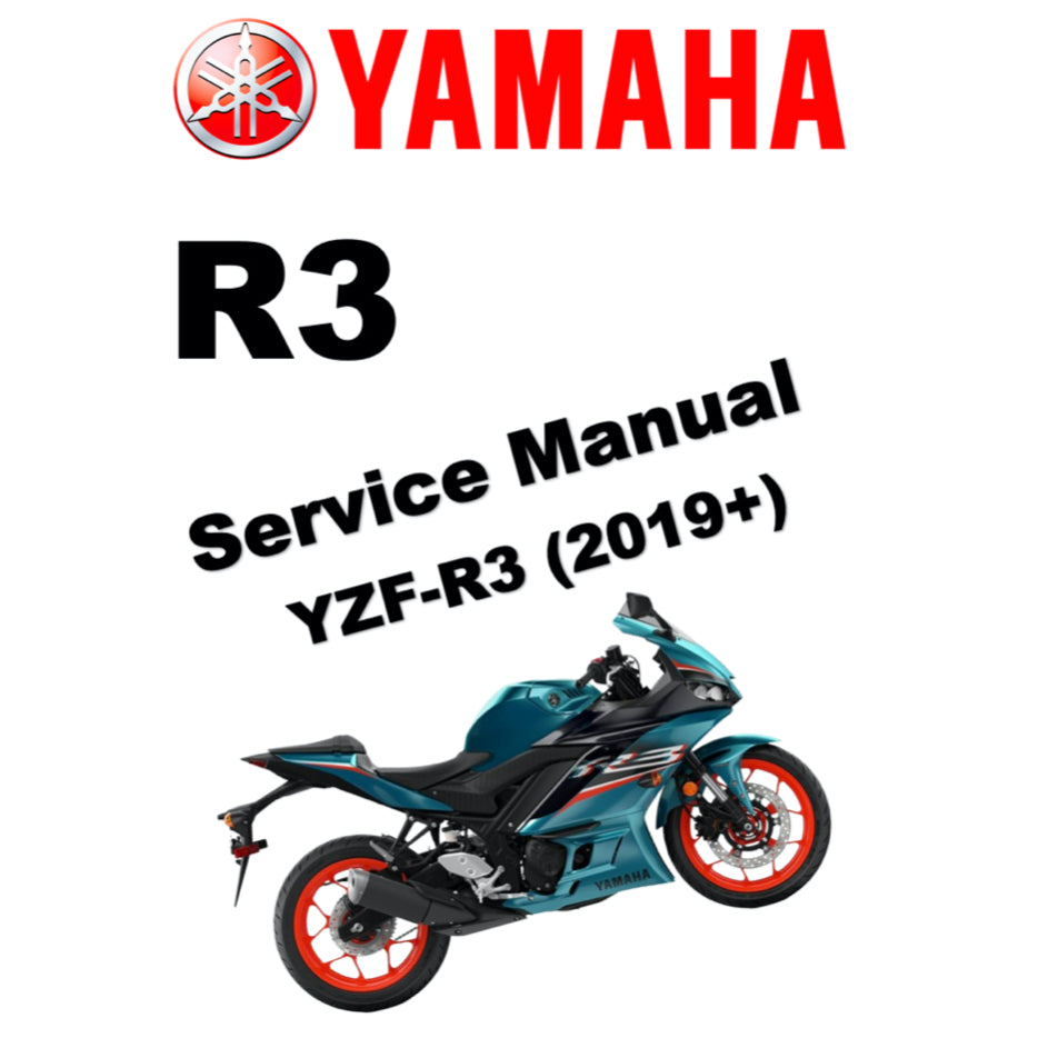YAMAHA YZF-R3 (2019+) SERVICE WORKSHOP MANUAL + OWNER'S MANUAL