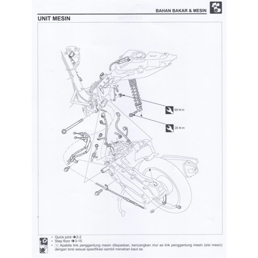 HONDA VARIO 150 VARIO150 CBT (2018+) SERVICE WORKSHOP MANUAL + PARTS CATALOGUE + OWNER'S MANUAL - BAHASA INDONESIA