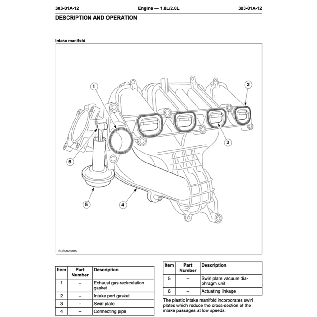 FORD MONDEO MK3 (2000-2007) SERVICE WORKSHOP MANUAL