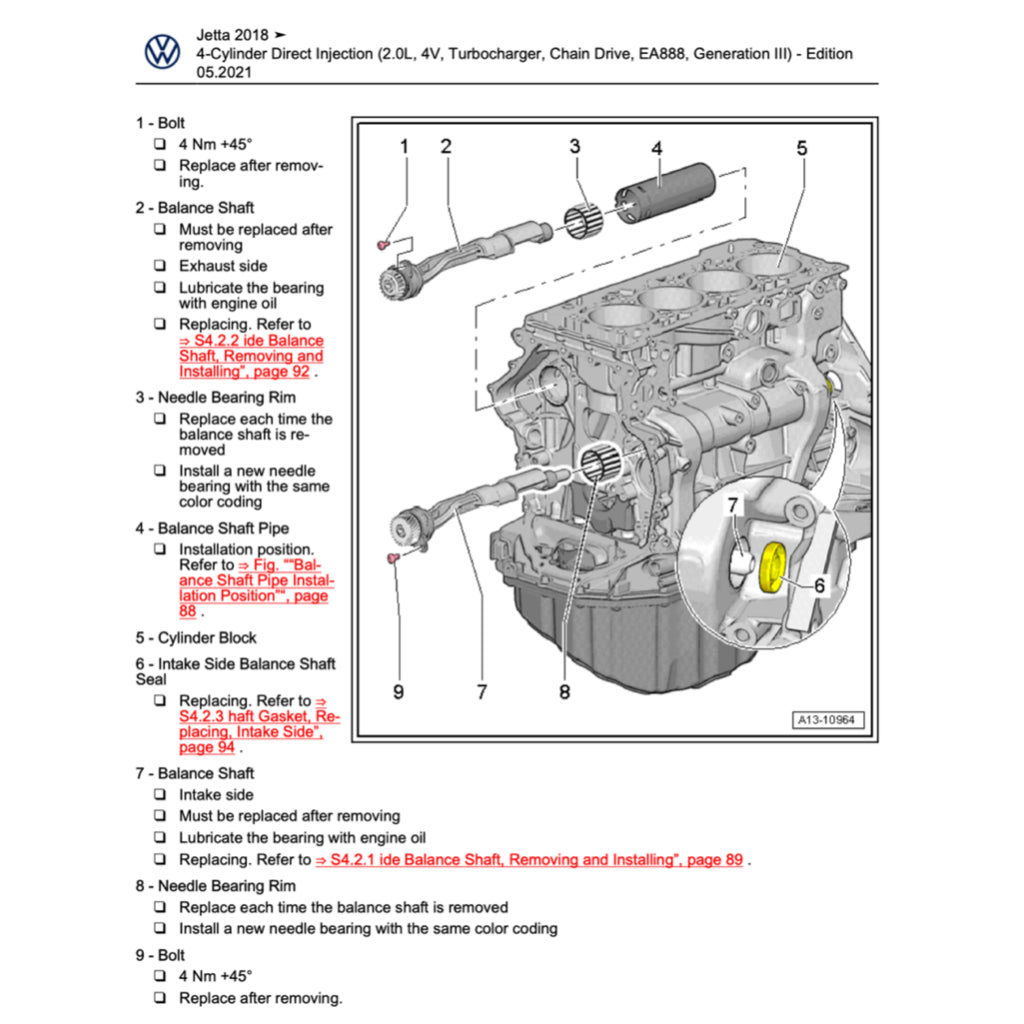 VW JETTA A7 (2018-2023) SERVICE WORKSHOP MANUAL