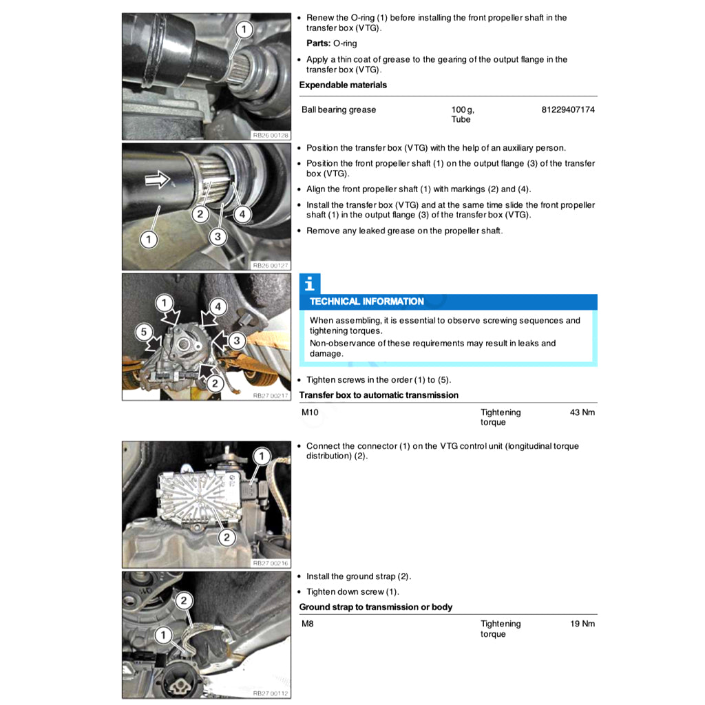 BMW X7 G07 (2019+) SERVICE WORKSHOP MANUAL
