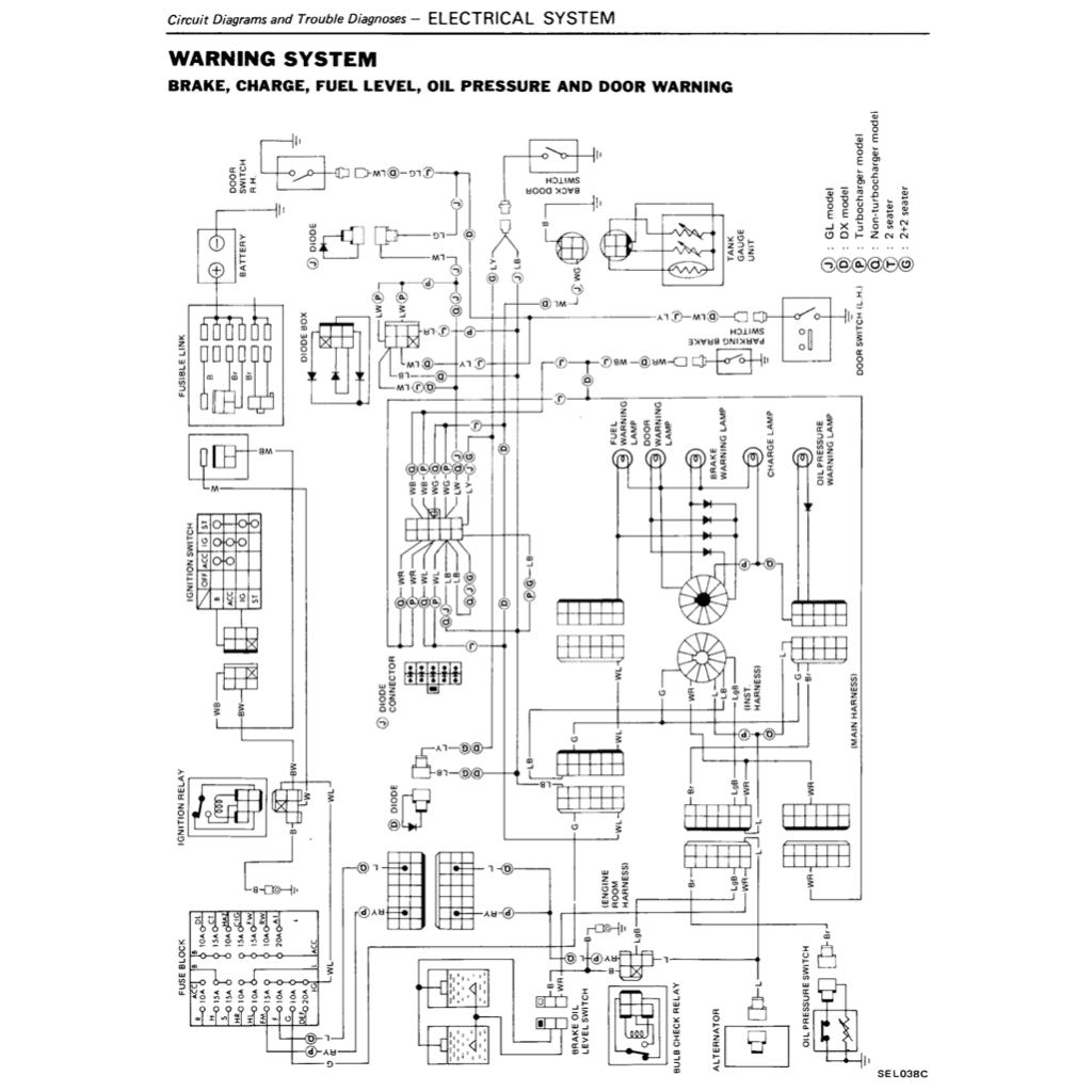 DATSUN FAIRLADY 280ZX S130 (1978-1983) SERVICE WORKSHOP MANUAL