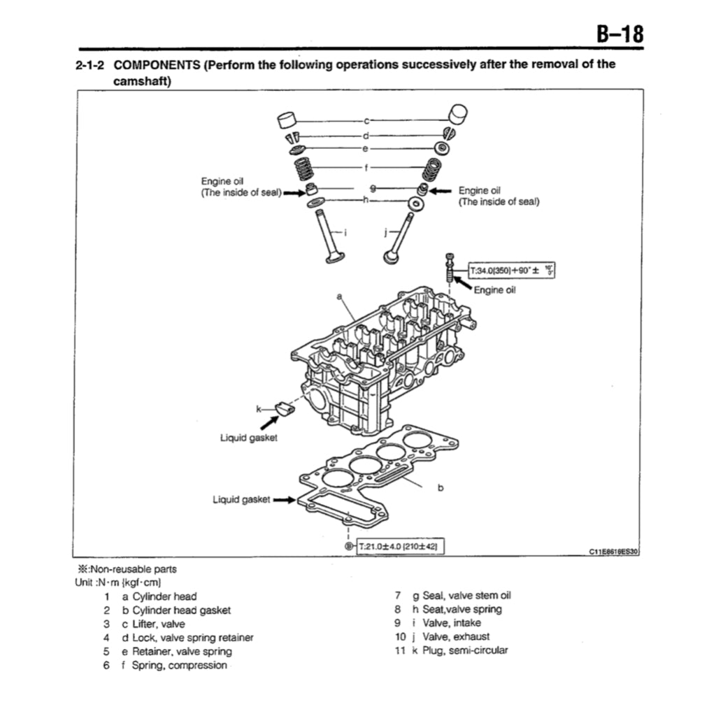 DAIHATSU ENGINE JB-DET SERVICE WORKSHOP MANUAL