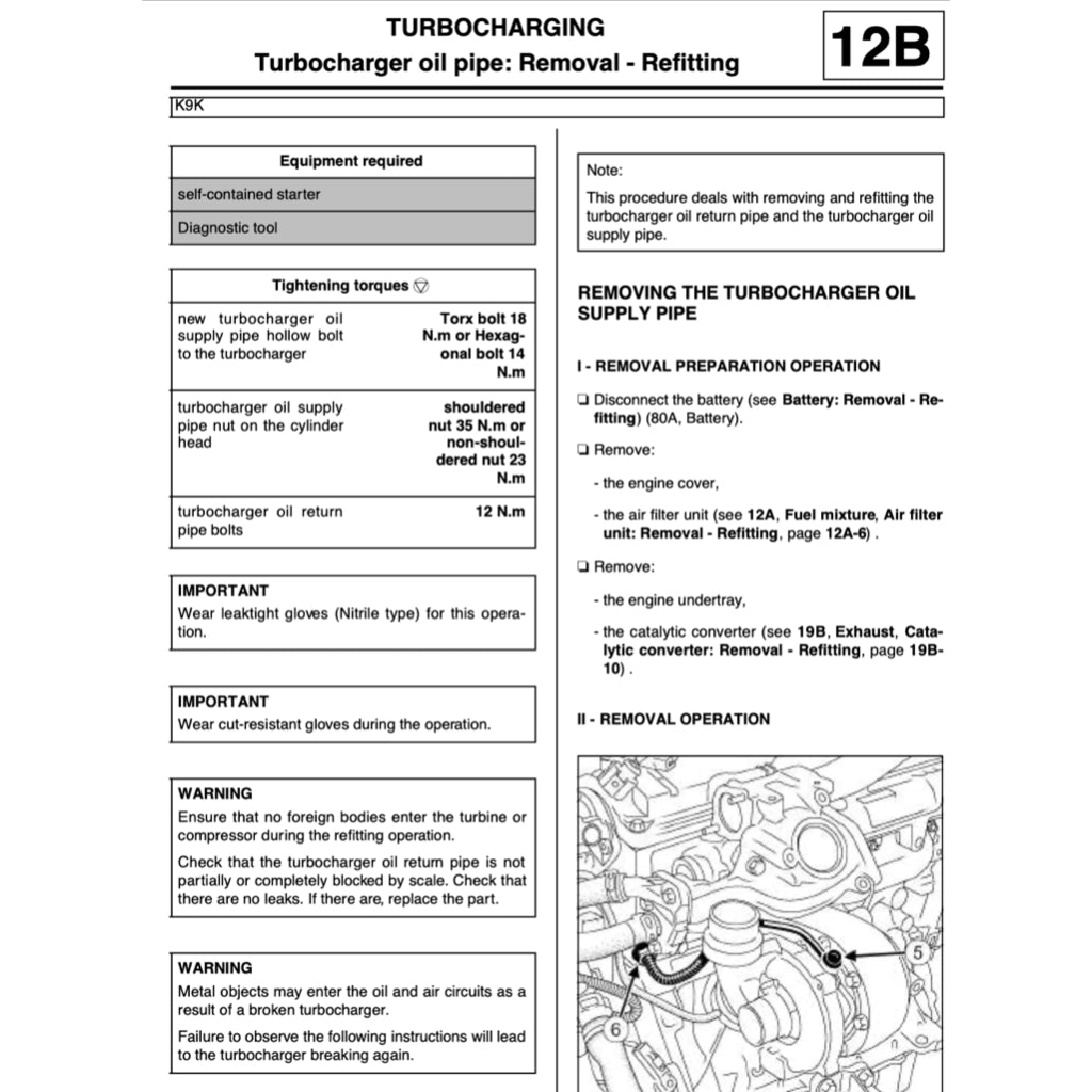 RENAULT CLIO IV BH/KH (2012-2020) SERVICE WORKSHOP MANUAL