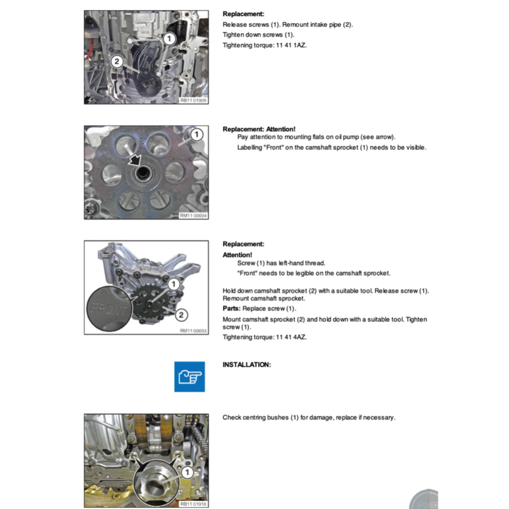 BMW ENGINE B38 REPAIR MANUAL