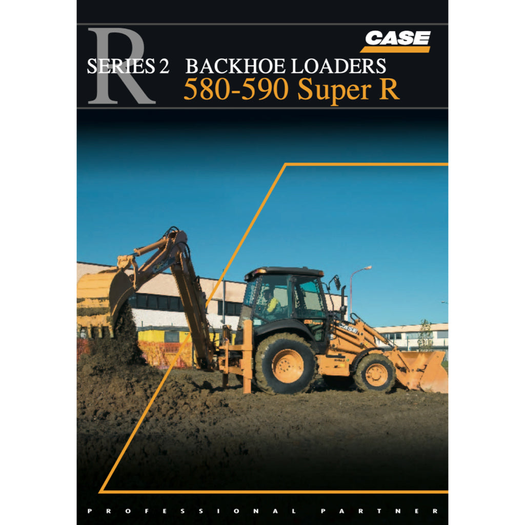 CASE 580SR 590SR(+) 695SR LOADER BACKOE SERVICE WORKSHOP MANUAL+ PARTS CATALOGUE